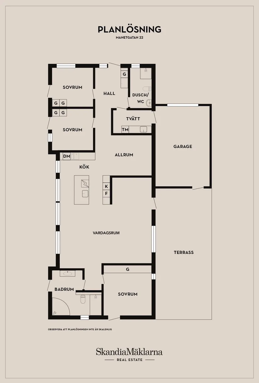 Villa, Manetgatan 22, Nybrostrand, Ystad