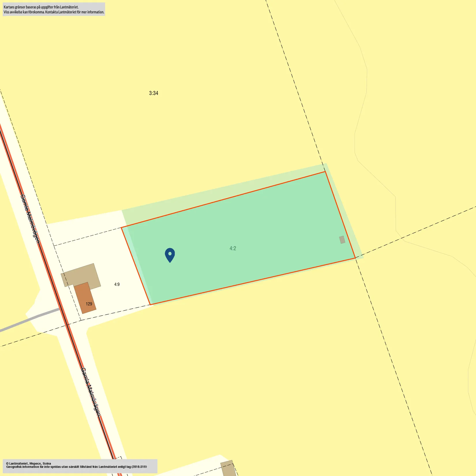 Tomt, Gamla Malmövägen, Strövelstorp, Ängelholm