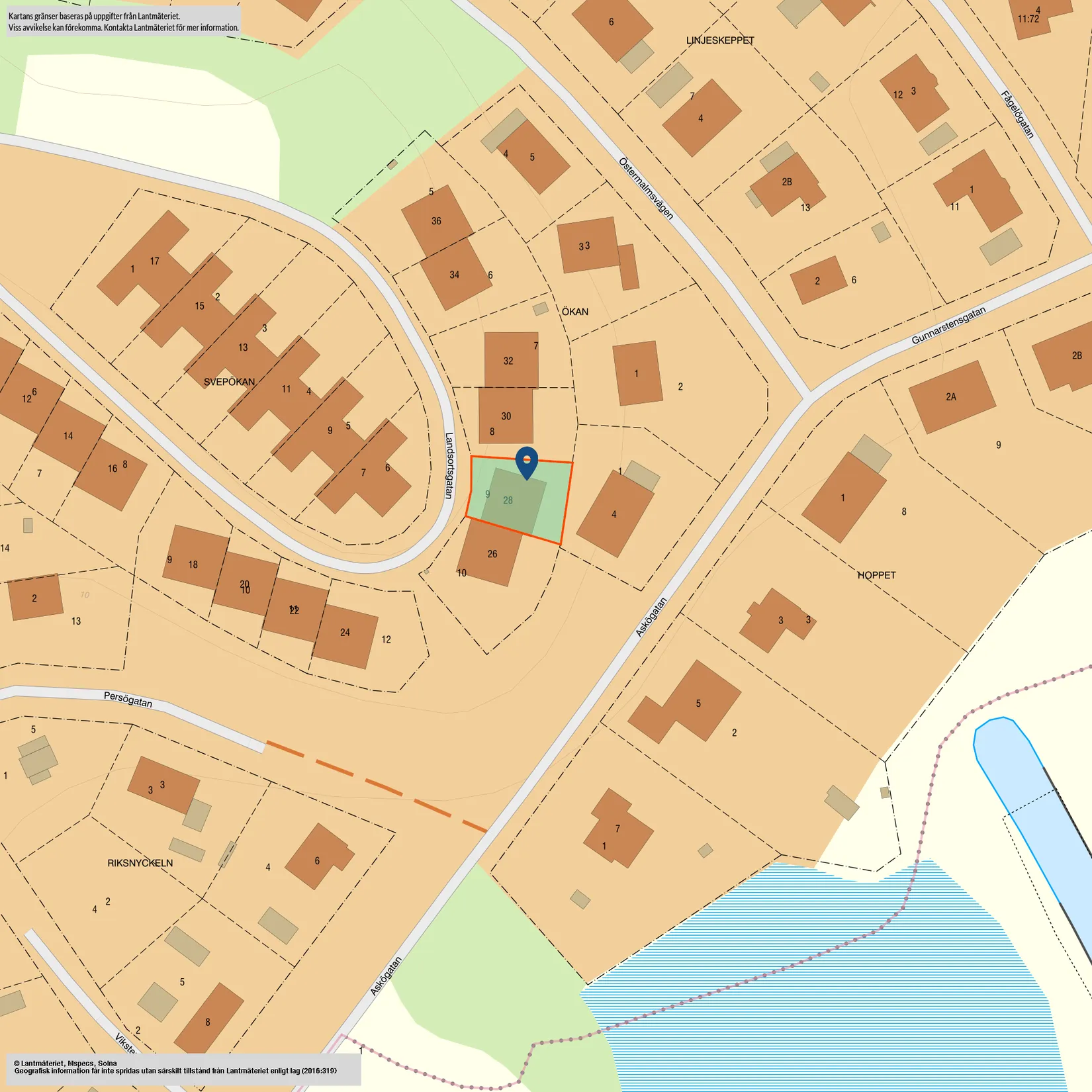 Radhus, Landsortsgatan 28, Centralt Trosa, Trosa