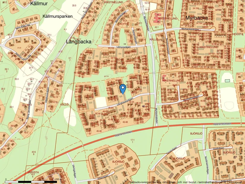 Villa, Långbackavägen 48, Bomhus, Gävle