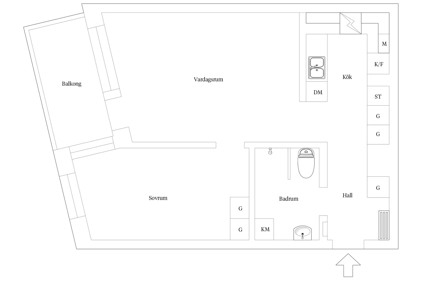 Bostadsrätt, Kärrtorpsvägen 26F, Kärrtorp, Stockholm