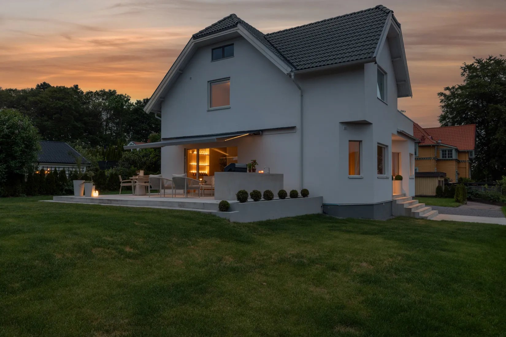Villa, Magnus Stenbocks väg 25, Väster, Halmstad