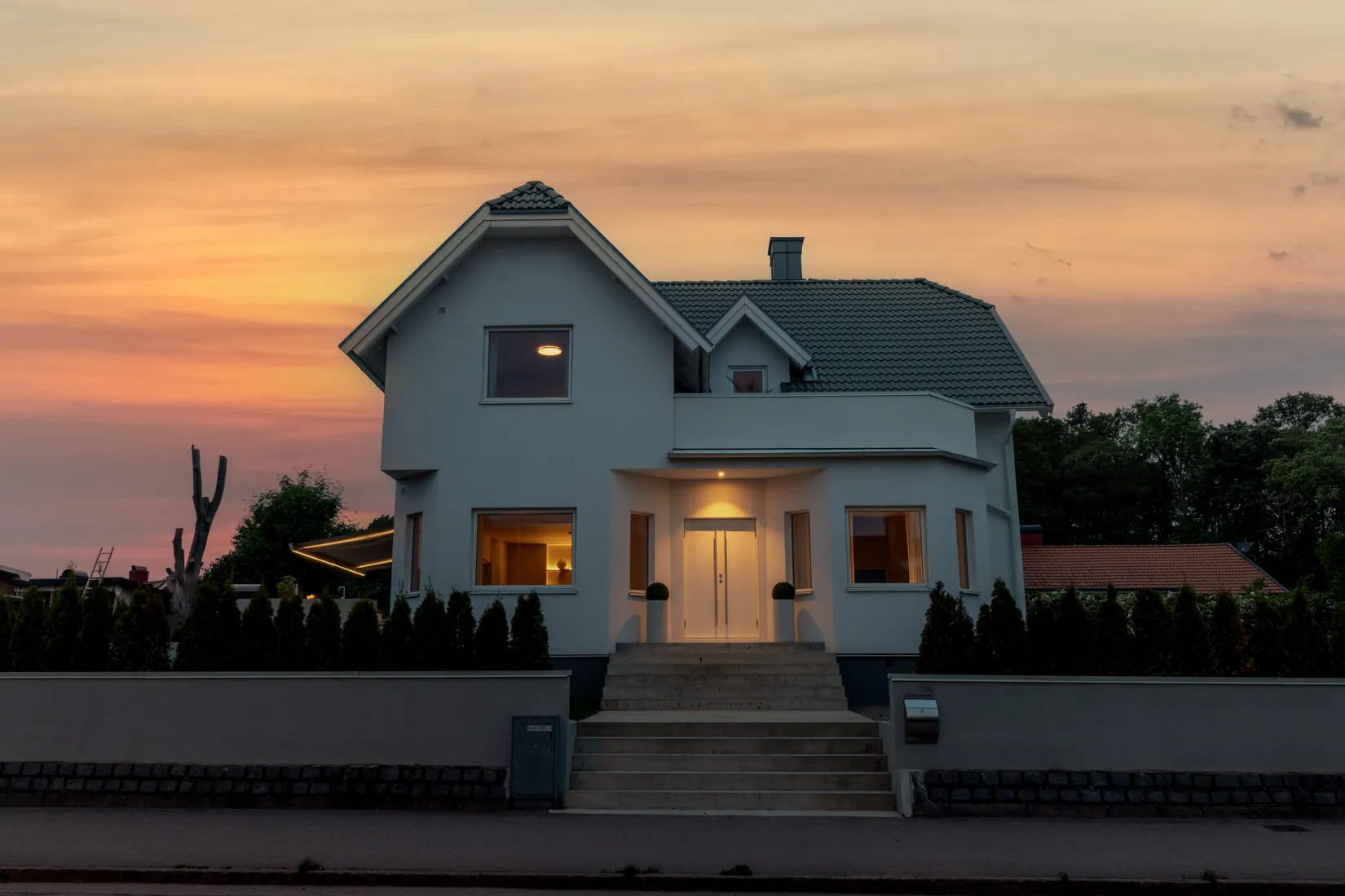 Villa, Magnus Stenbocks väg 25, Väster, Halmstad