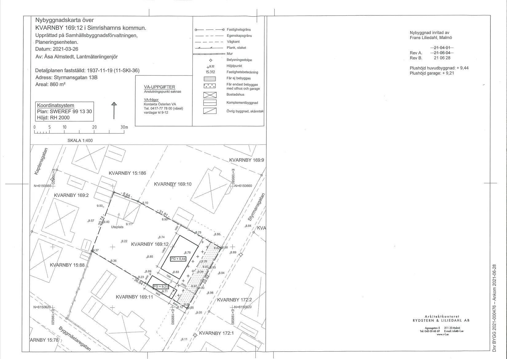 Tomt, Styrmansgatan 13B, Skillinge, Simrishamn