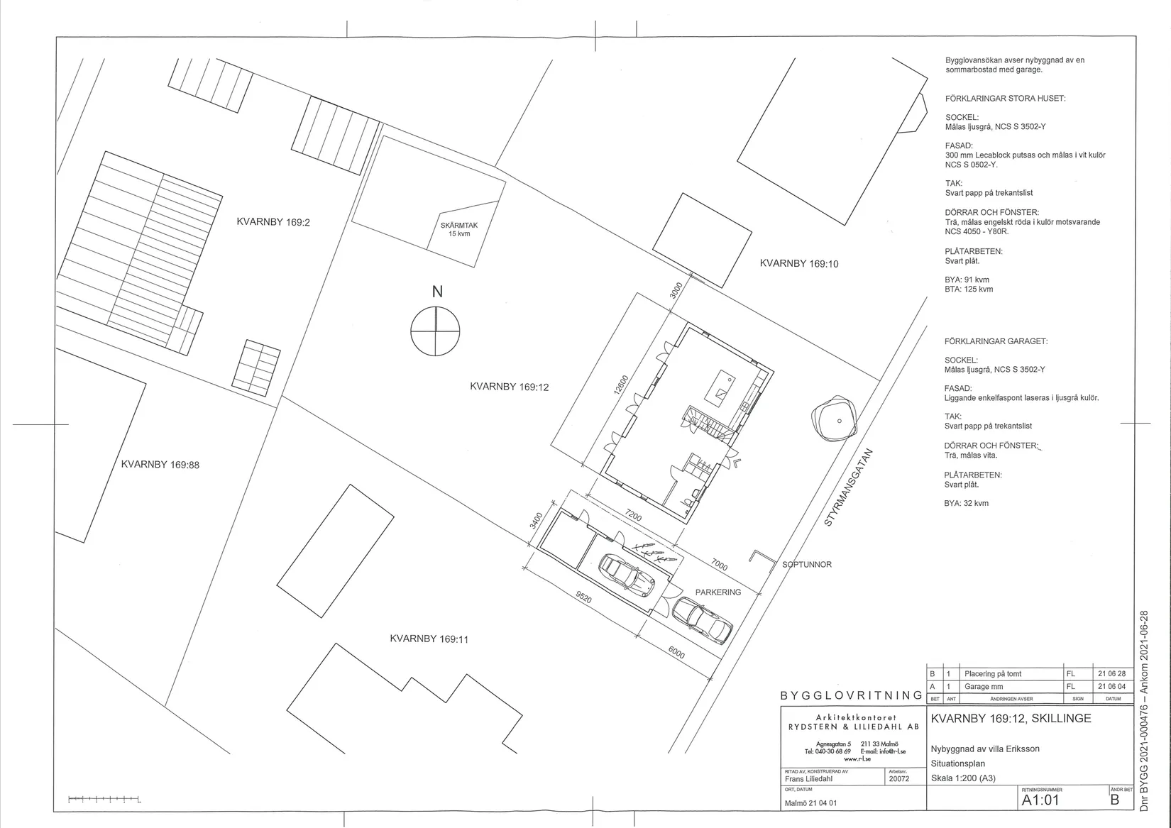 Tomt, Styrmansgatan 13B, Skillinge, Simrishamn