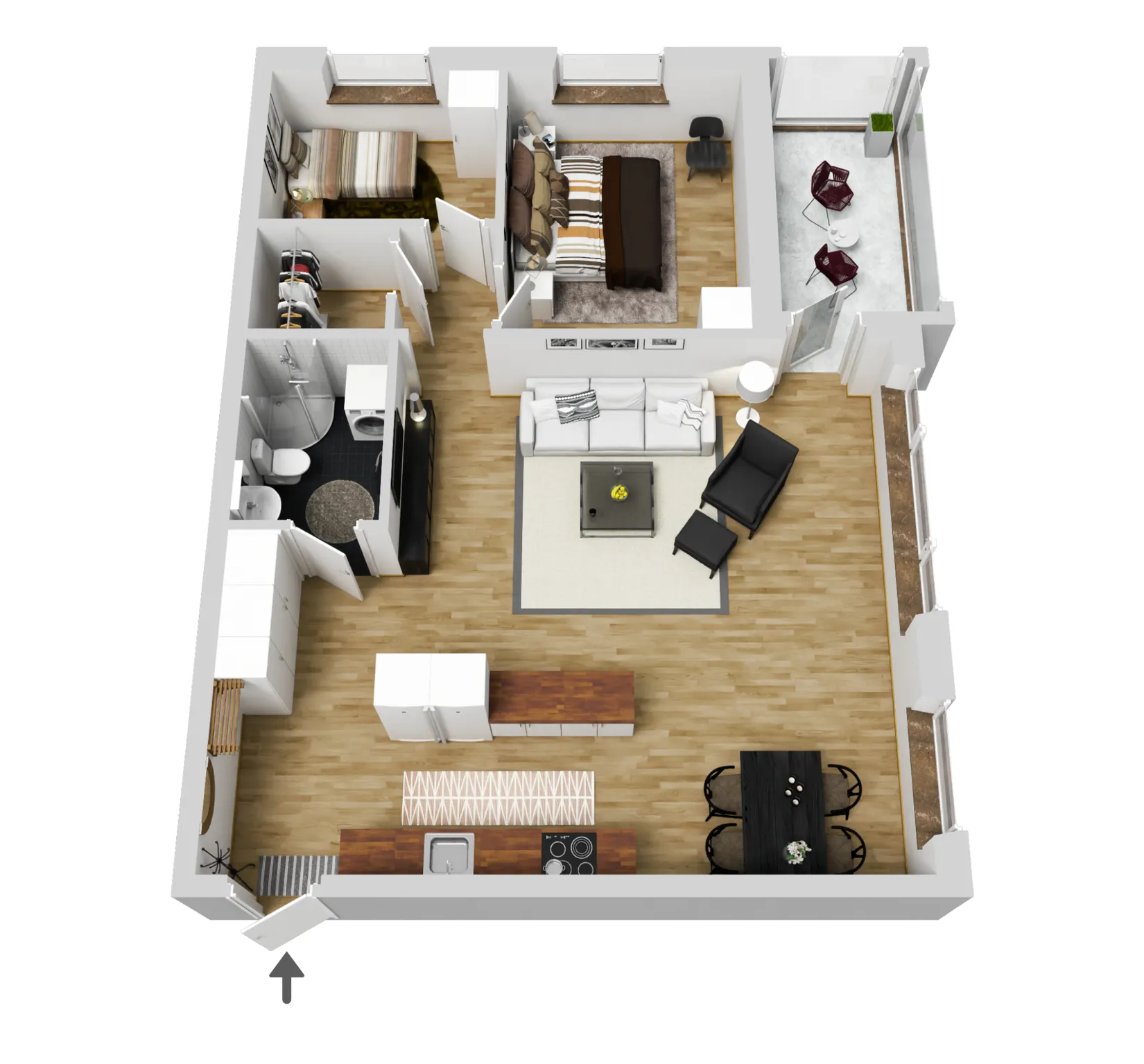 Bostadsrätt, Slädgatan 5C, Sörböle, Skellefteå