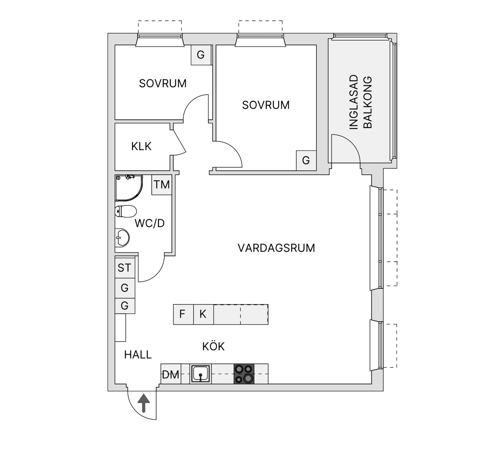 Bostadsrätt, Slädgatan 5C, Sörböle, Skellefteå