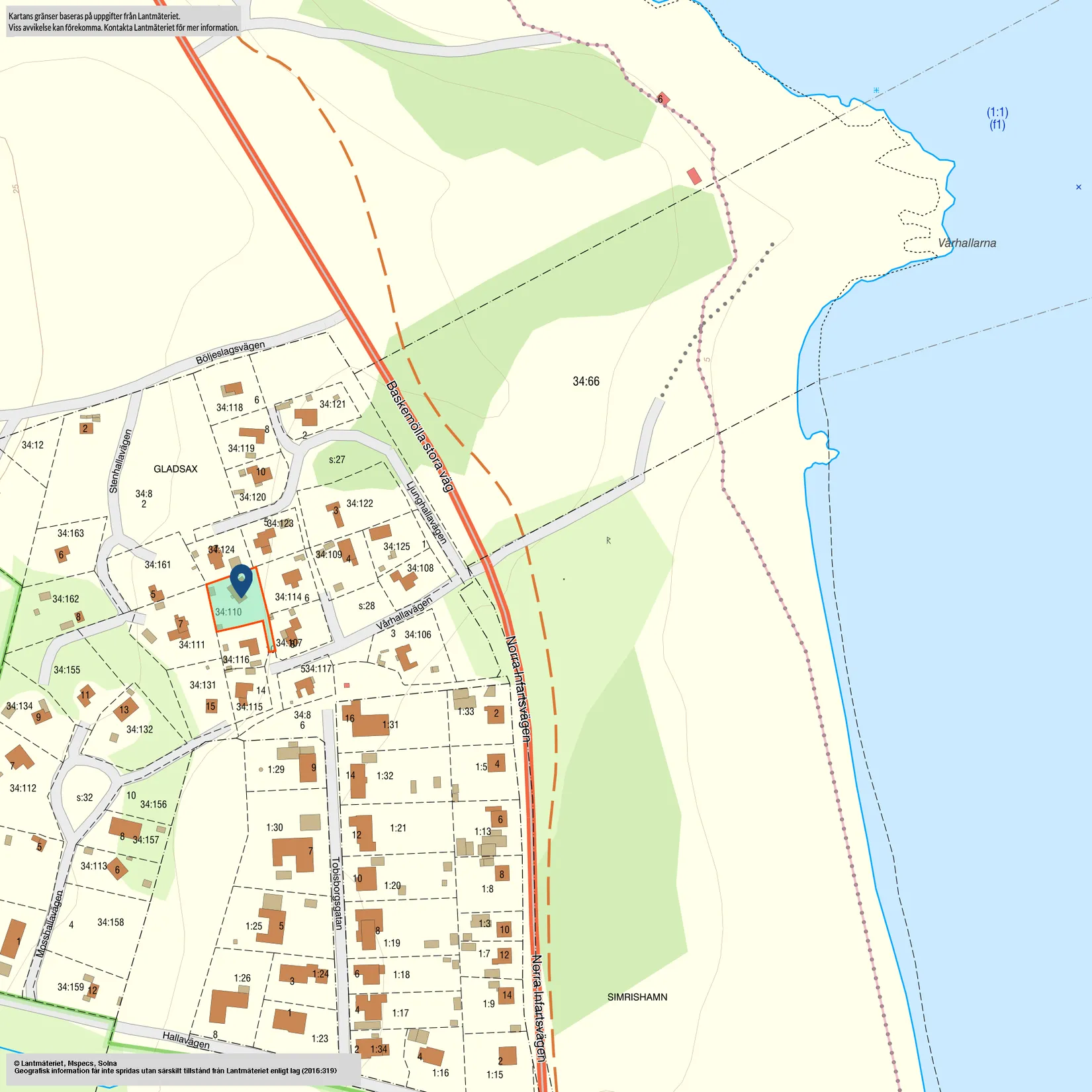 Villa, Vårhallavägen 10, Tobisborg/Vårhallen, Simrishamn