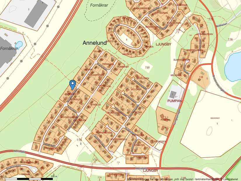 Villa, Norrabergsgatan 21, Annelund, Ljungby
