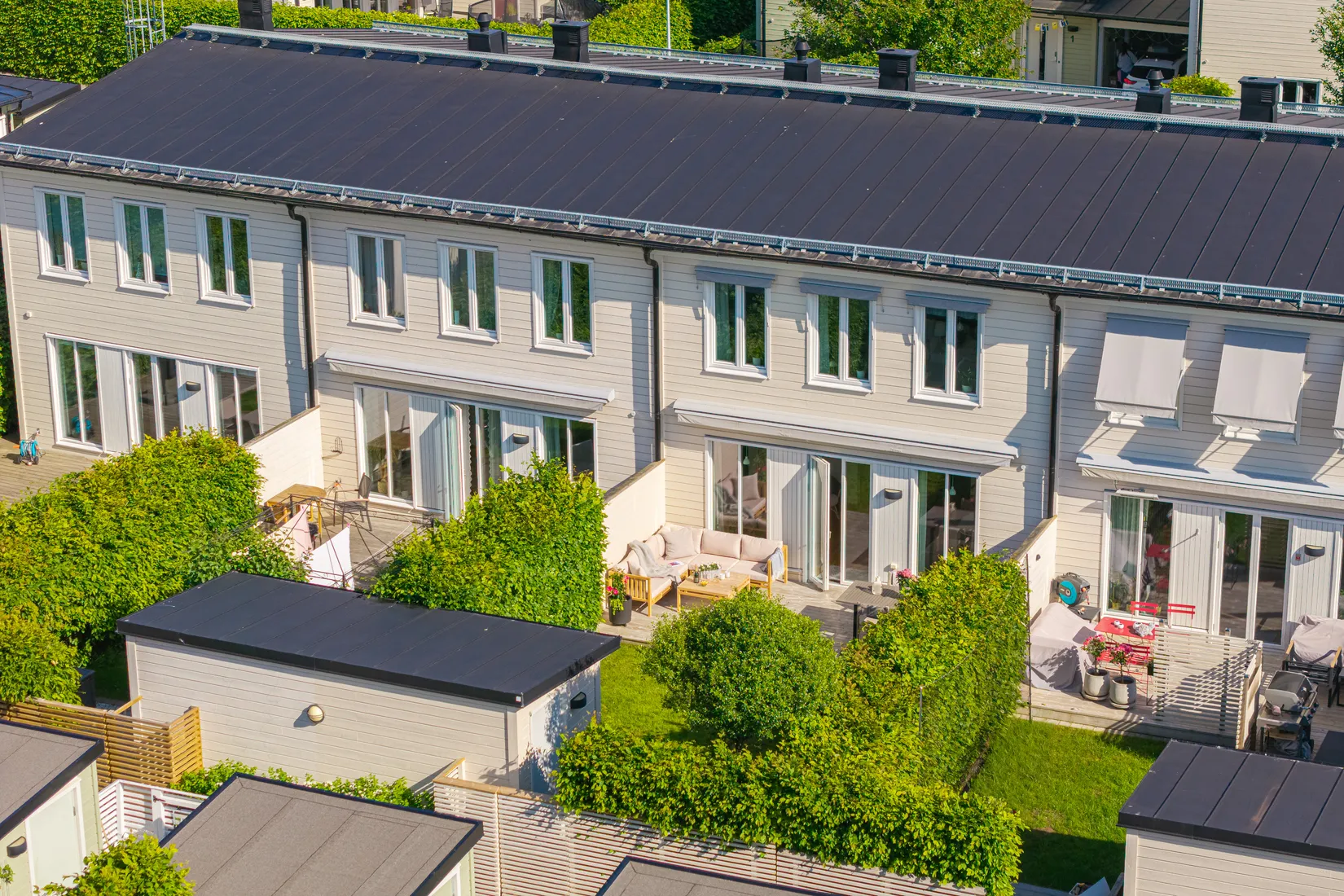 Villa, Radhus, Våtmarksvägen 6, Järvastaden, Solna
