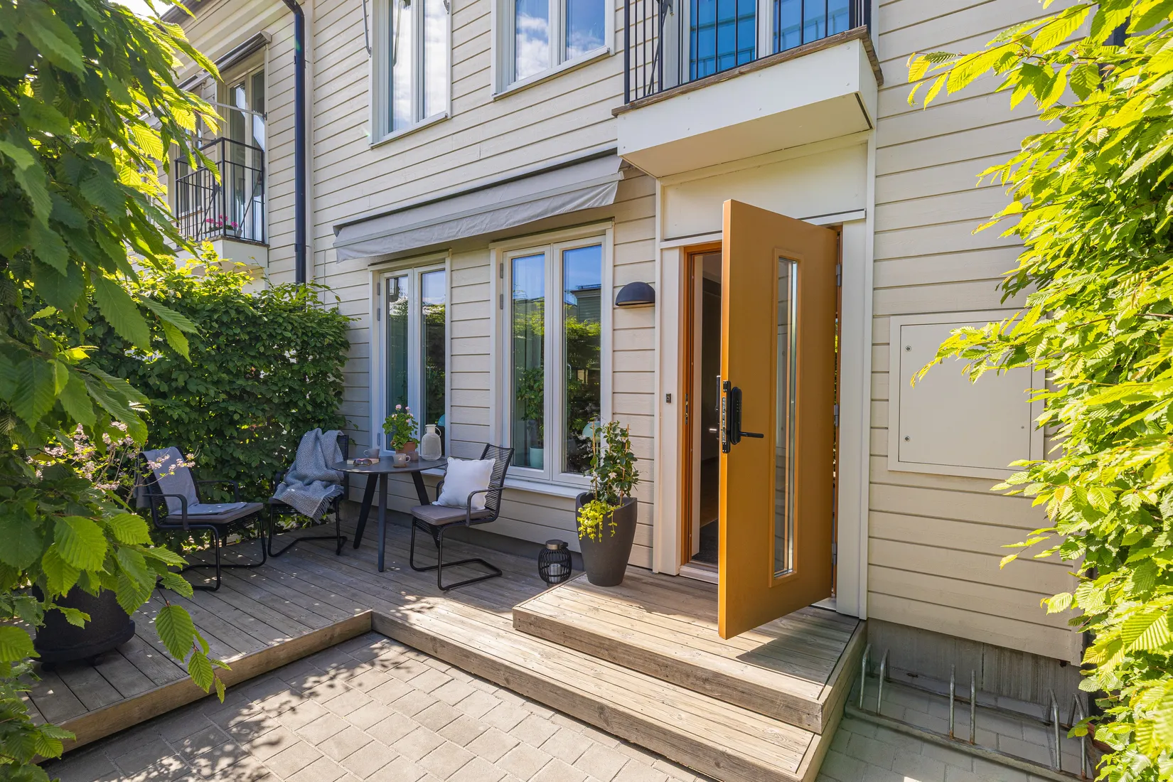 Villa, Radhus, Våtmarksvägen 6, Järvastaden, Solna