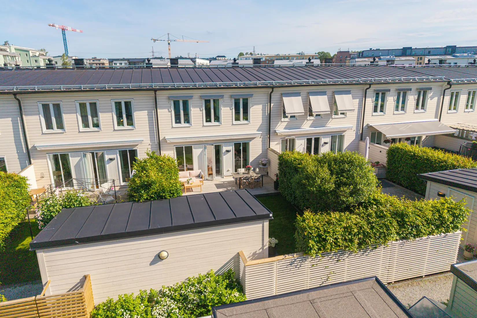 Villa, Radhus, Våtmarksvägen 6, Järvastaden, Solna