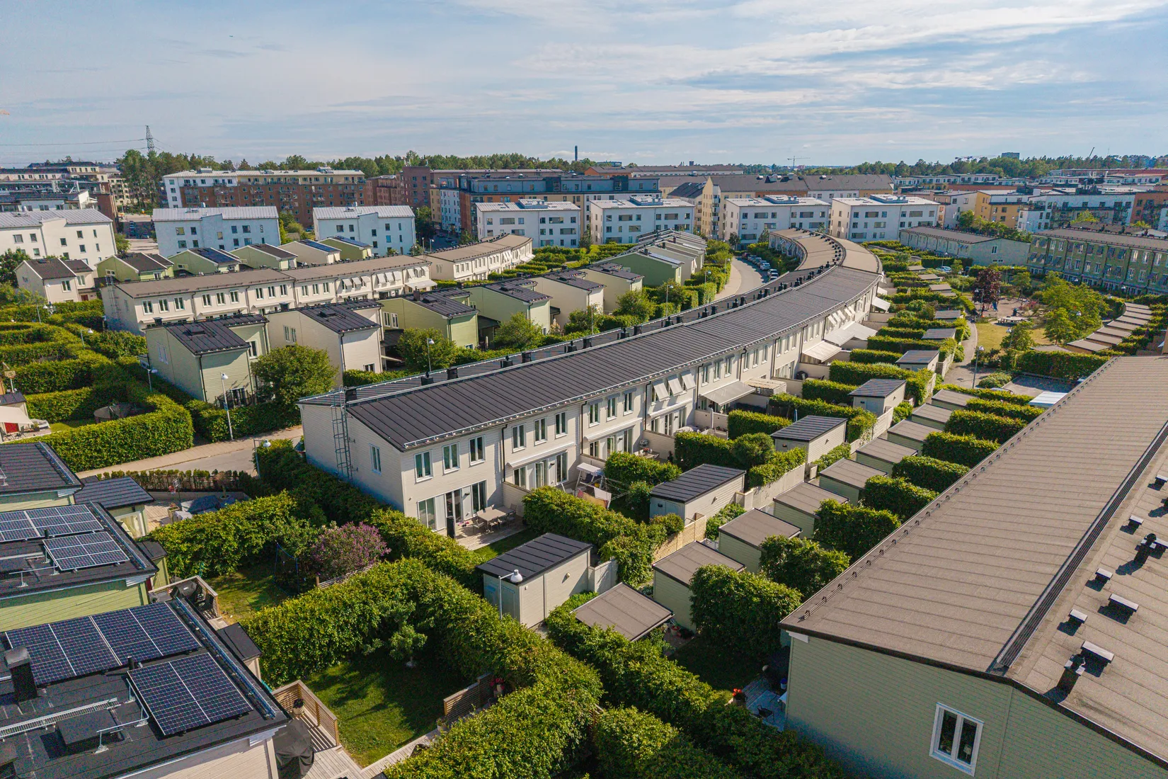 Villa, Radhus, Våtmarksvägen 6, Järvastaden, Solna