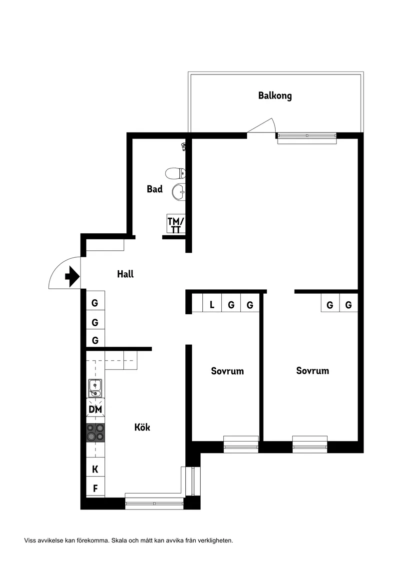 Bostadsrätt, Timmermansgatan 3, Centrum, Luleå