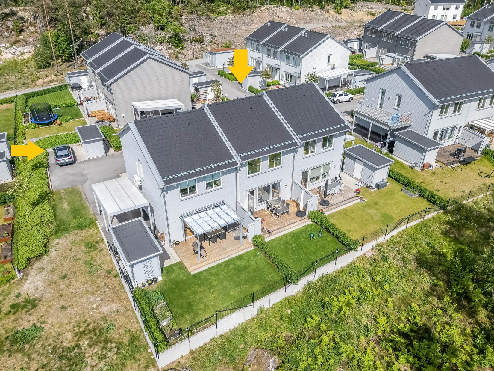 Radhus, Blåsippsvägen 35B, Svärtinge skogsbacke, Norrköping