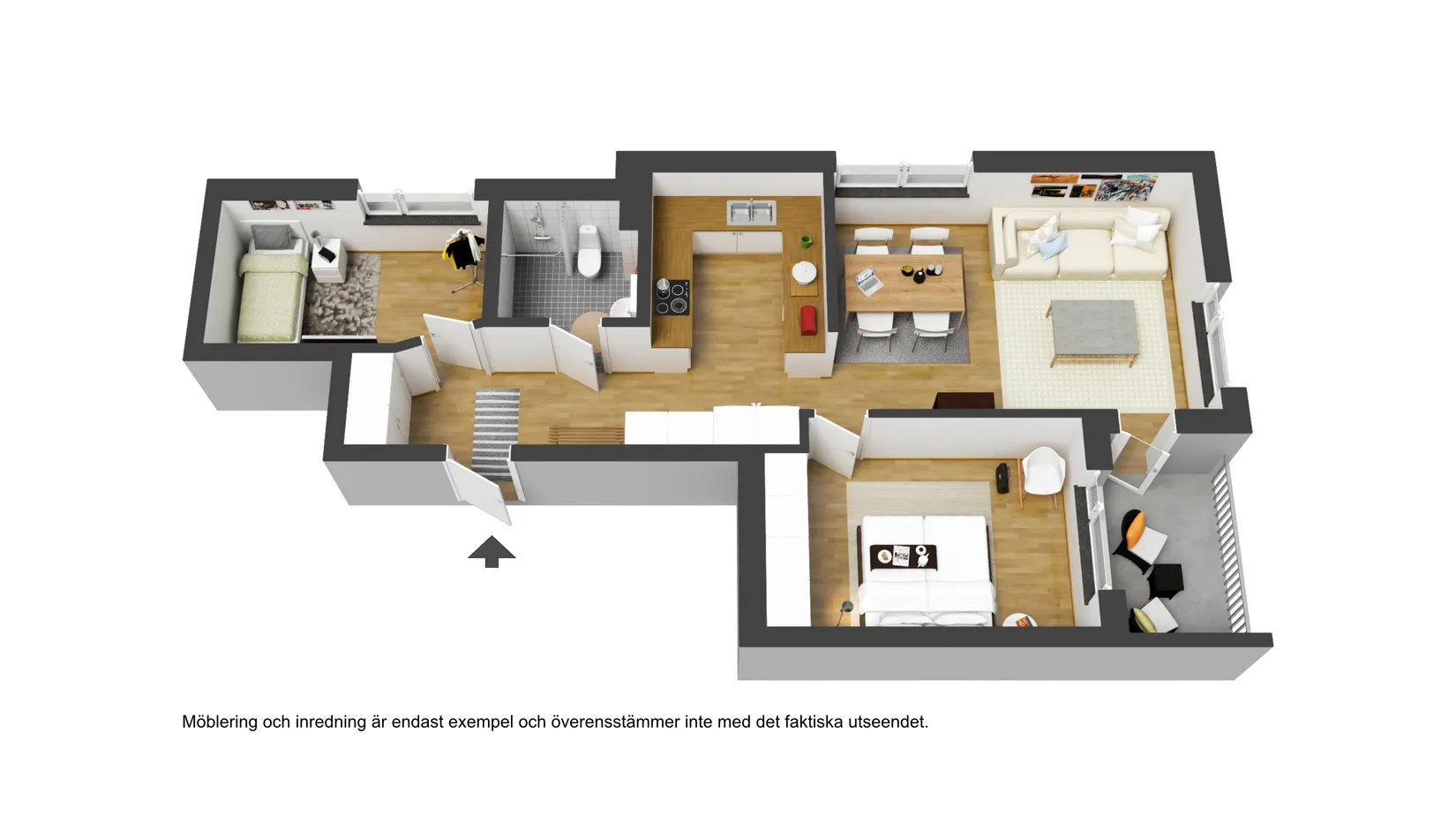 Bostadsrätt, Korpralsvägen 34B, Teg, Umeå