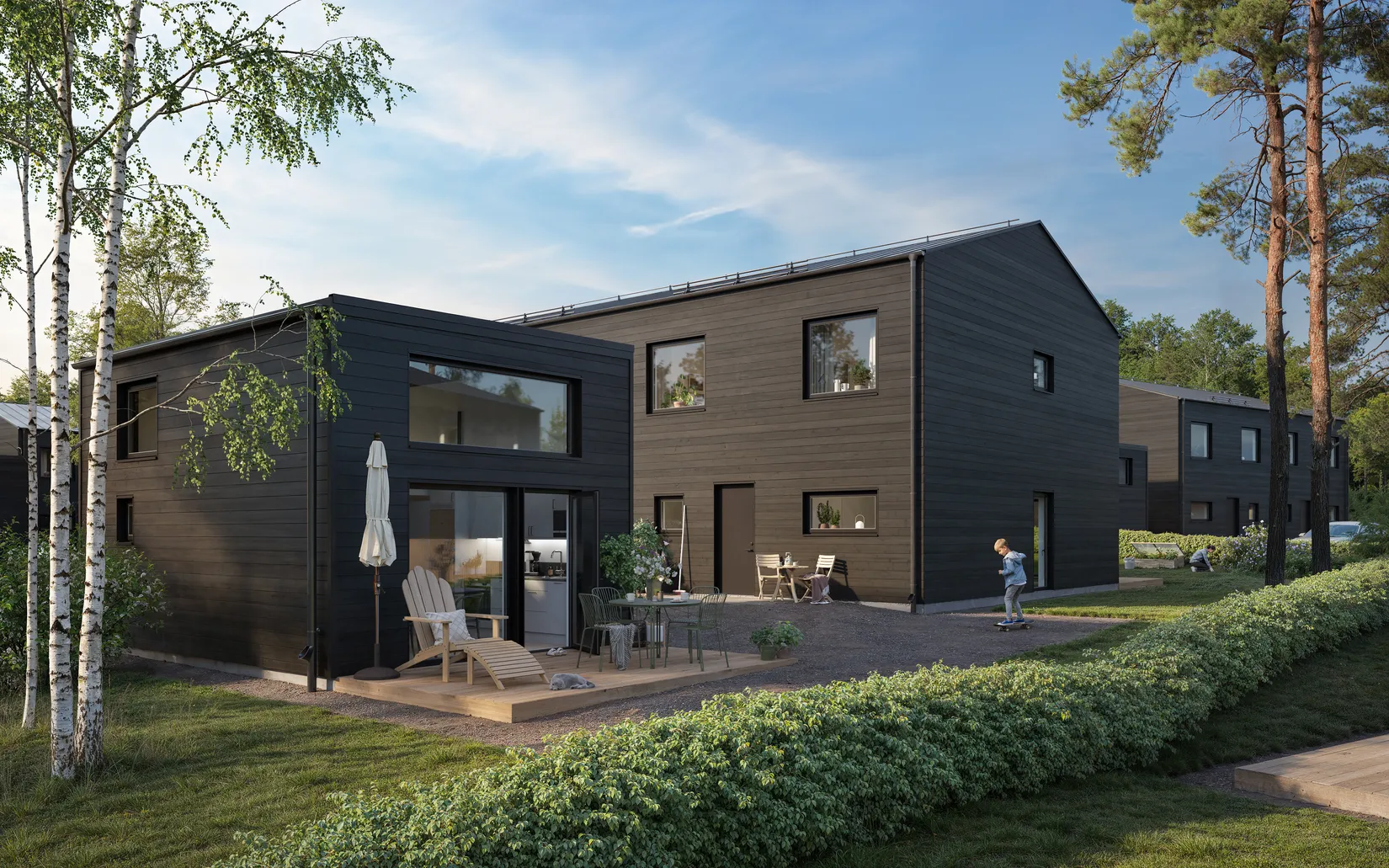 Radhus, Pålvägen 2A m.fl, Gladö Kvarn, Huddinge