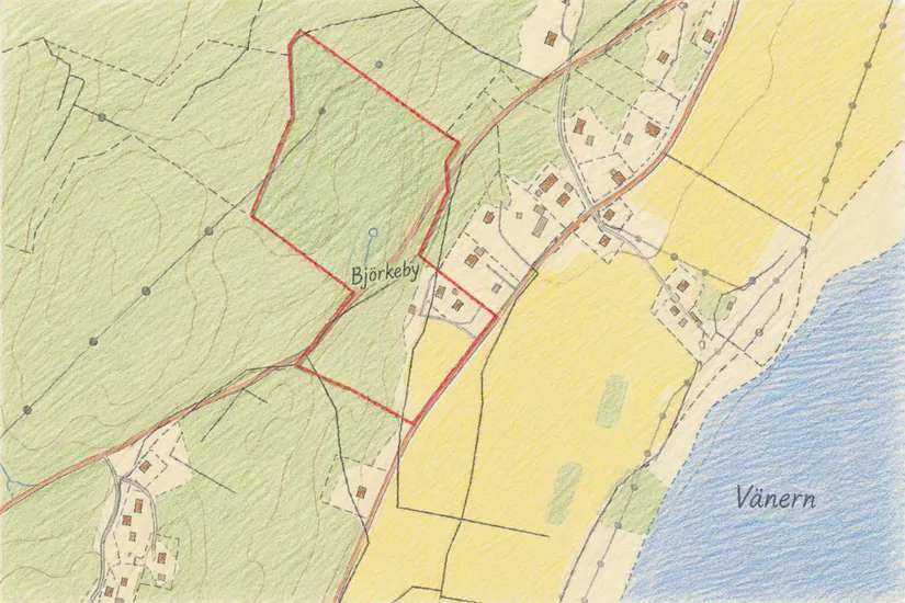 Gård/Skog, Norra Borgvik Björkeby 1, Borgvik, Grums