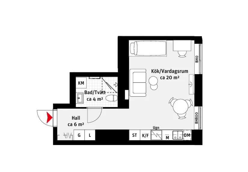 Bostadsrätt, Triangelgatan 6, Miatorp, Helsingborg