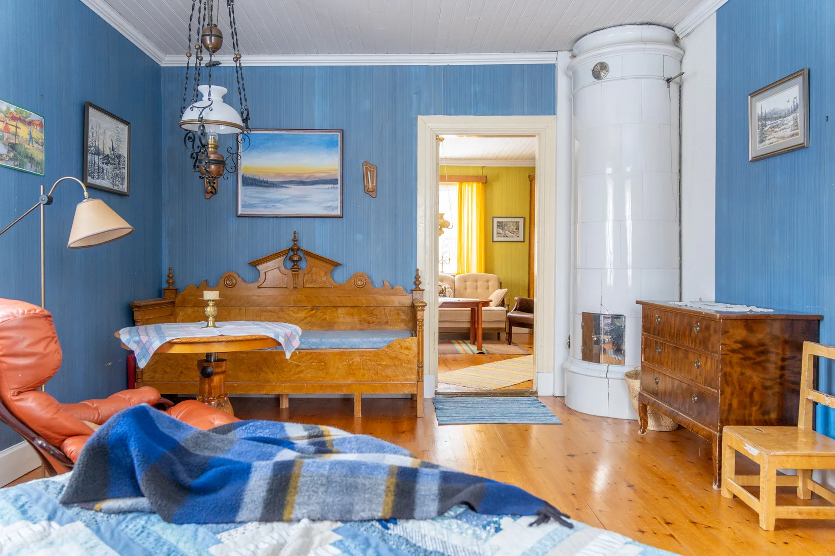 Villa, Vacker fastighet omgivet av frodande grönska, Jokkmokk