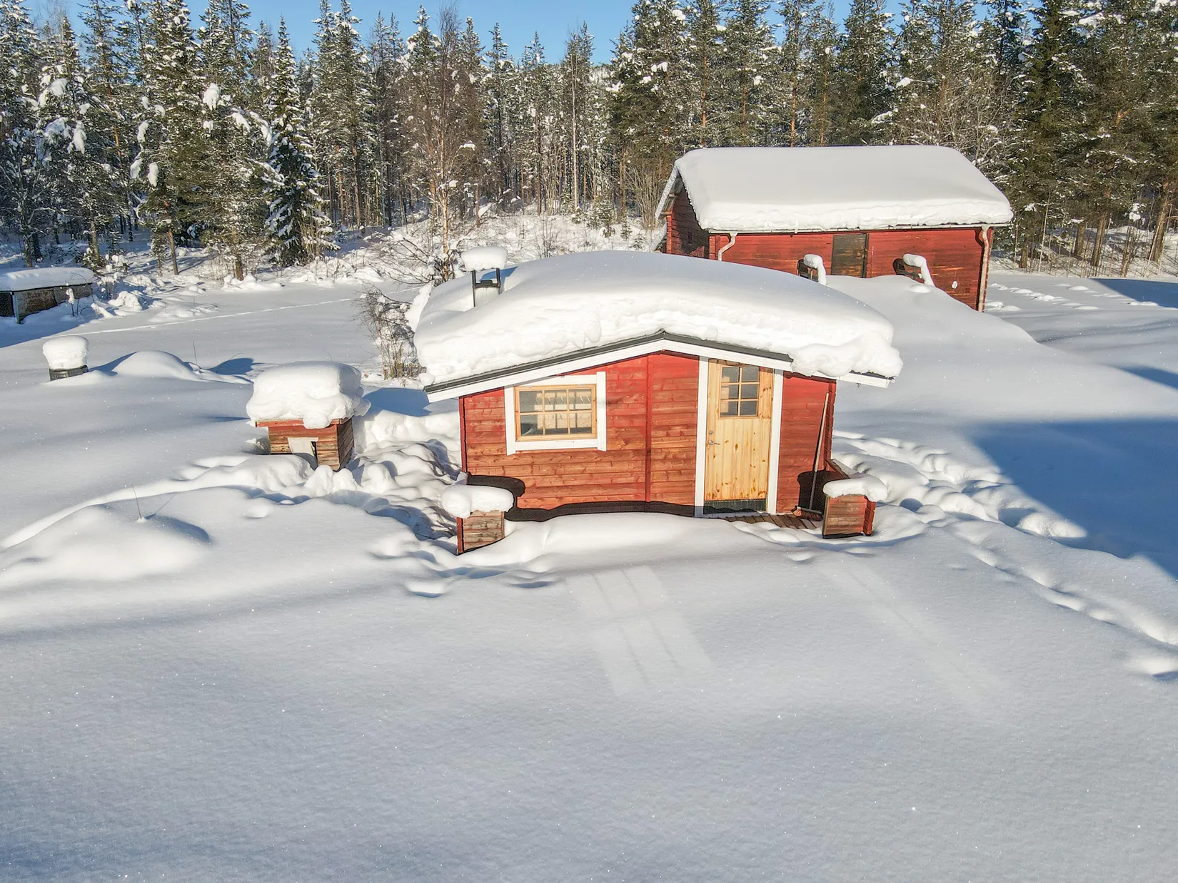 Villa, Vacker fastighet omgivet av frodande grönska, Jokkmokk