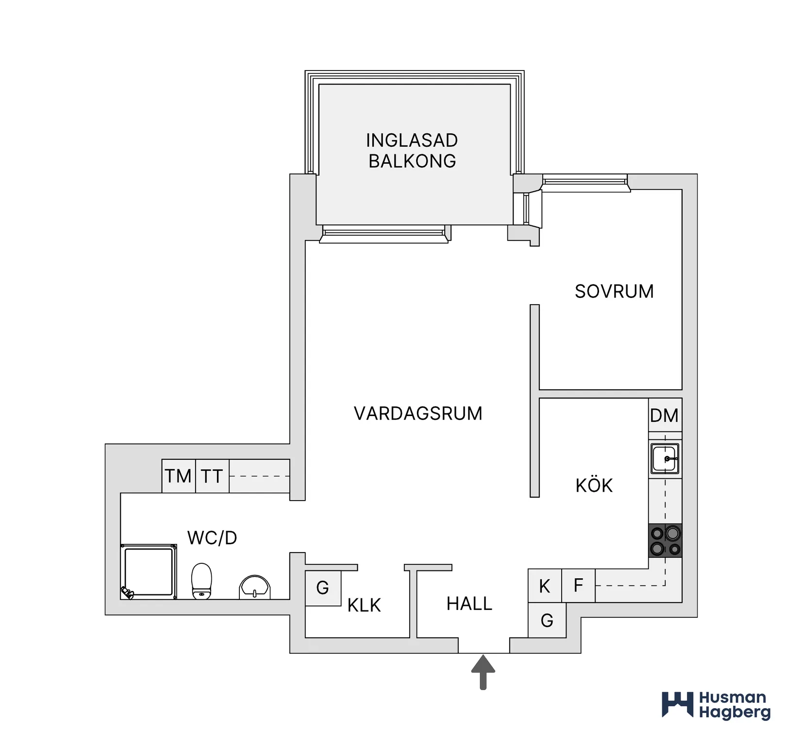 Bostadsrätt, Sandåkersgatan 15B, Sandåkern, Umeå
