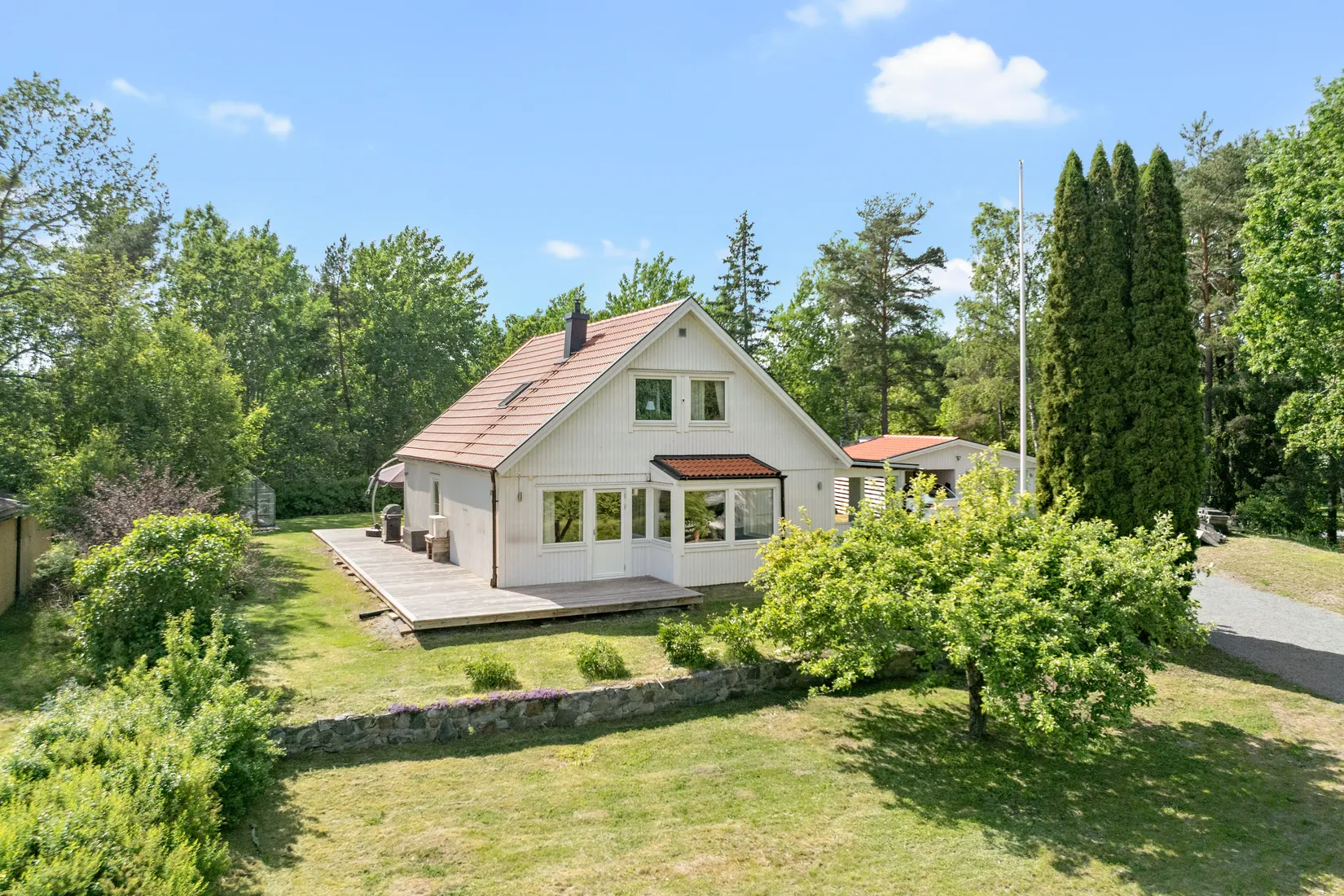 Villa, Dagsverkarens väg 2, Skokloster Slottsskogen, Håbo
