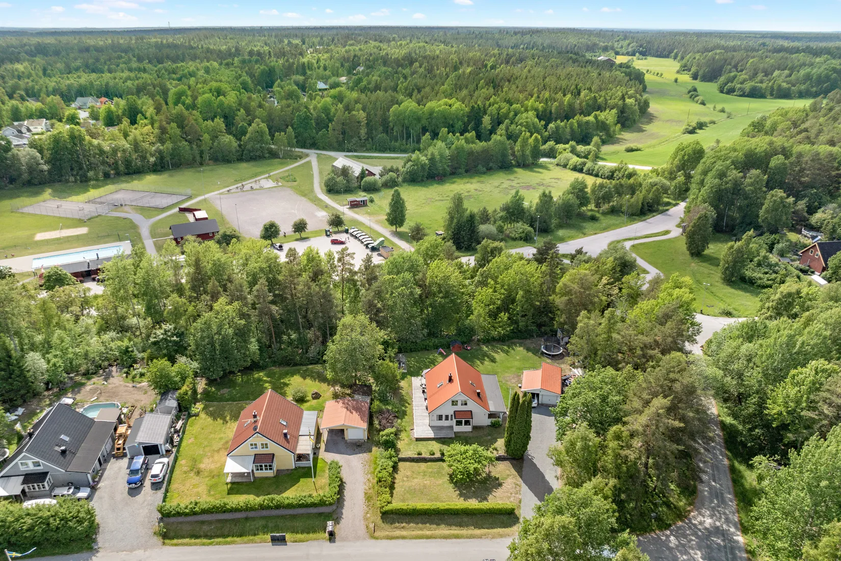 Villa, Dagsverkarens väg 2, Skokloster Slottsskogen, Håbo