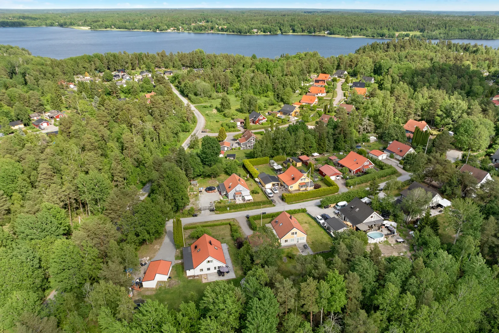 Villa, Dagsverkarens väg 2, Skokloster Slottsskogen, Håbo