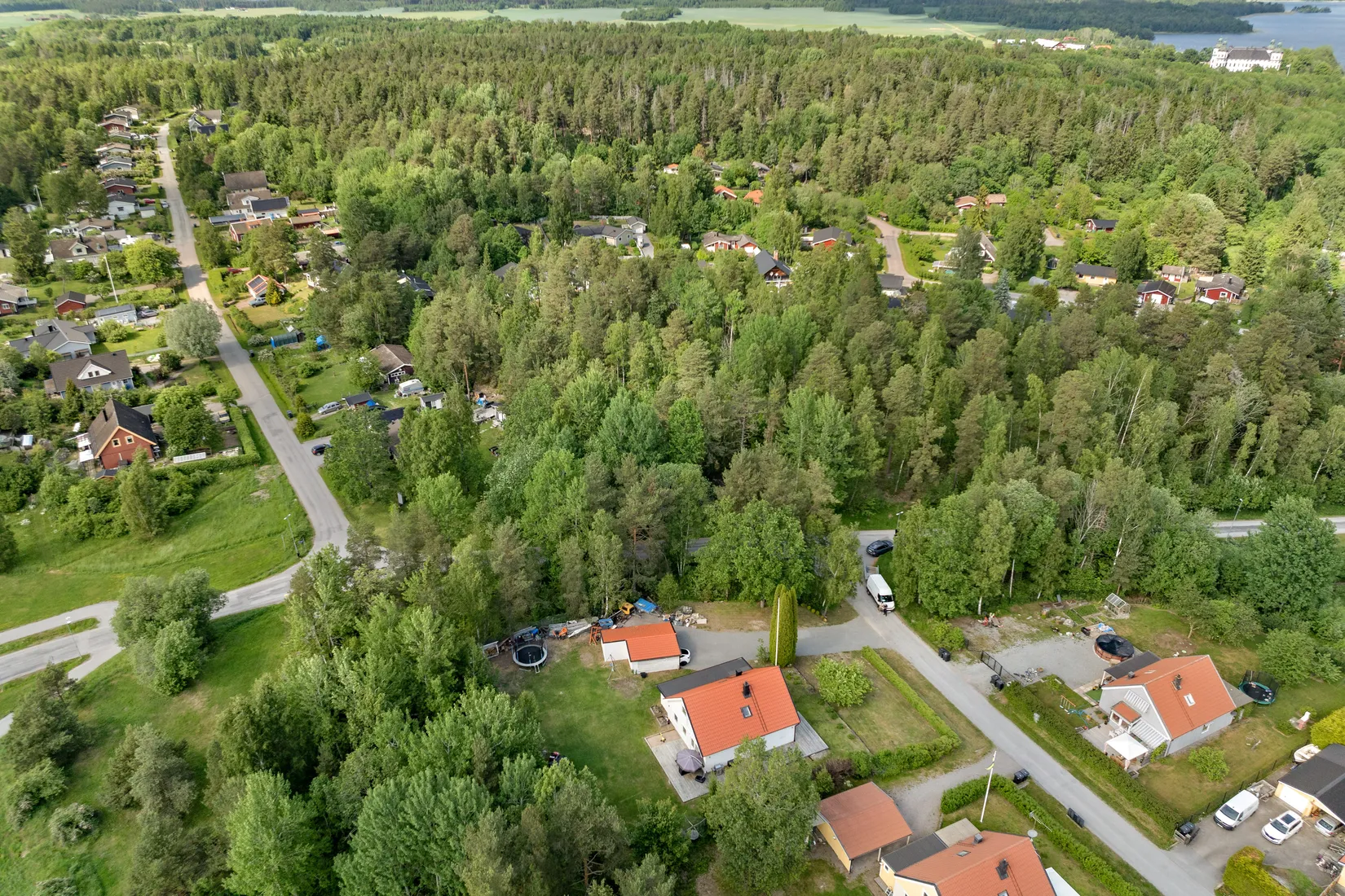 Villa, Dagsverkarens väg 2, Skokloster Slottsskogen, Håbo