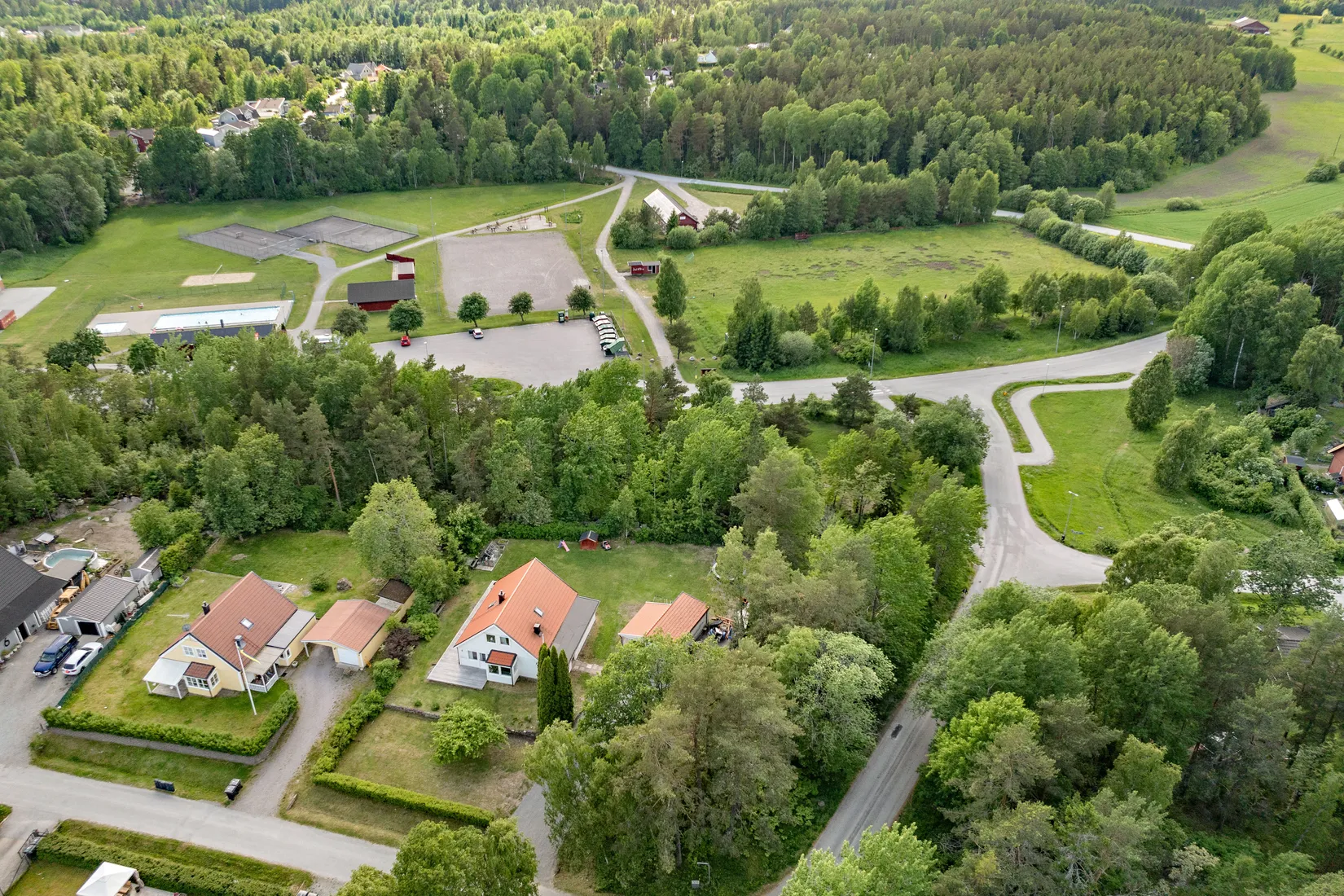 Villa, Dagsverkarens väg 2, Skokloster Slottsskogen, Håbo