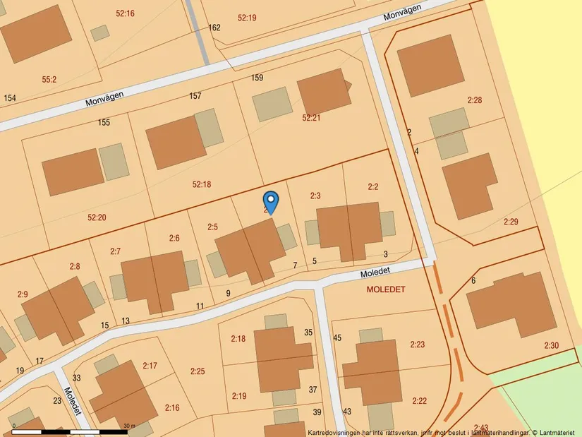 Villa, Radhus, Moledet 7, Gråbo, Lerum