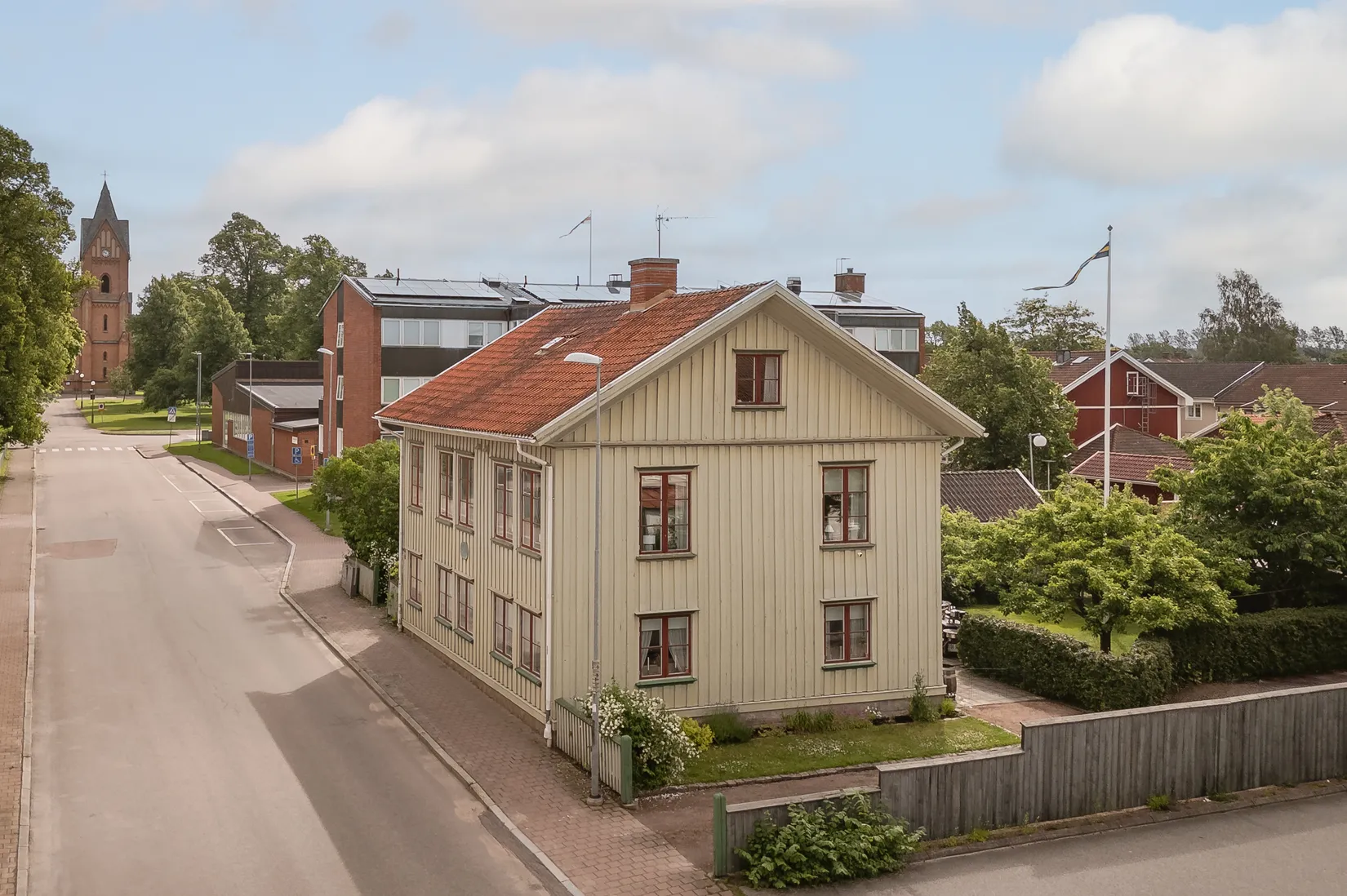 Villa, Nya Kyrkogatan 5, Centrum, Kristinehamn