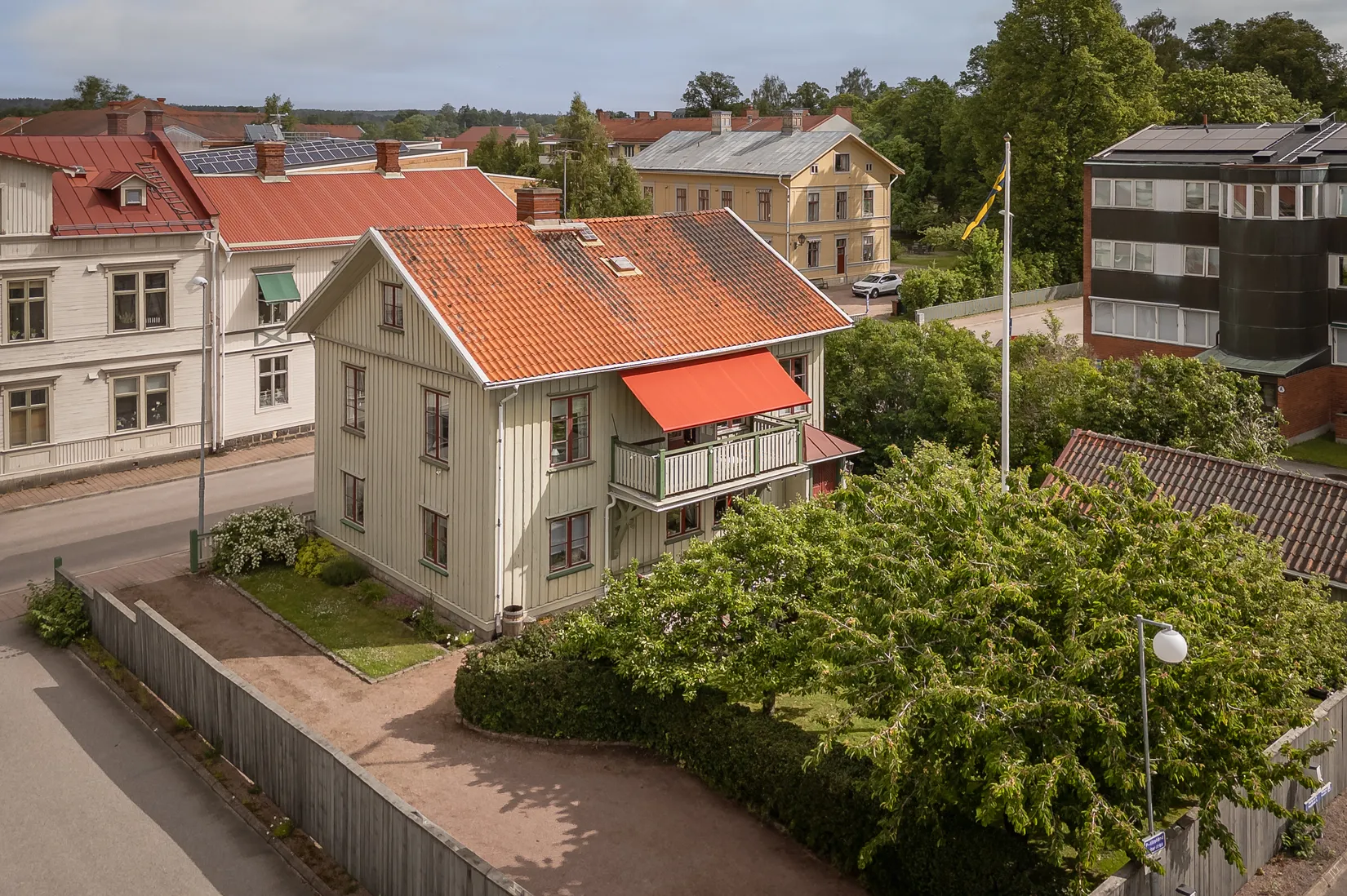 Villa, Nya Kyrkogatan 5, Centrum, Kristinehamn