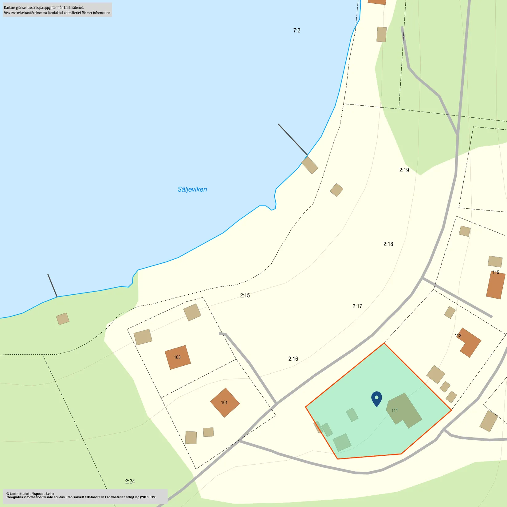 Villa, Säljeviken 111, Kramfors
