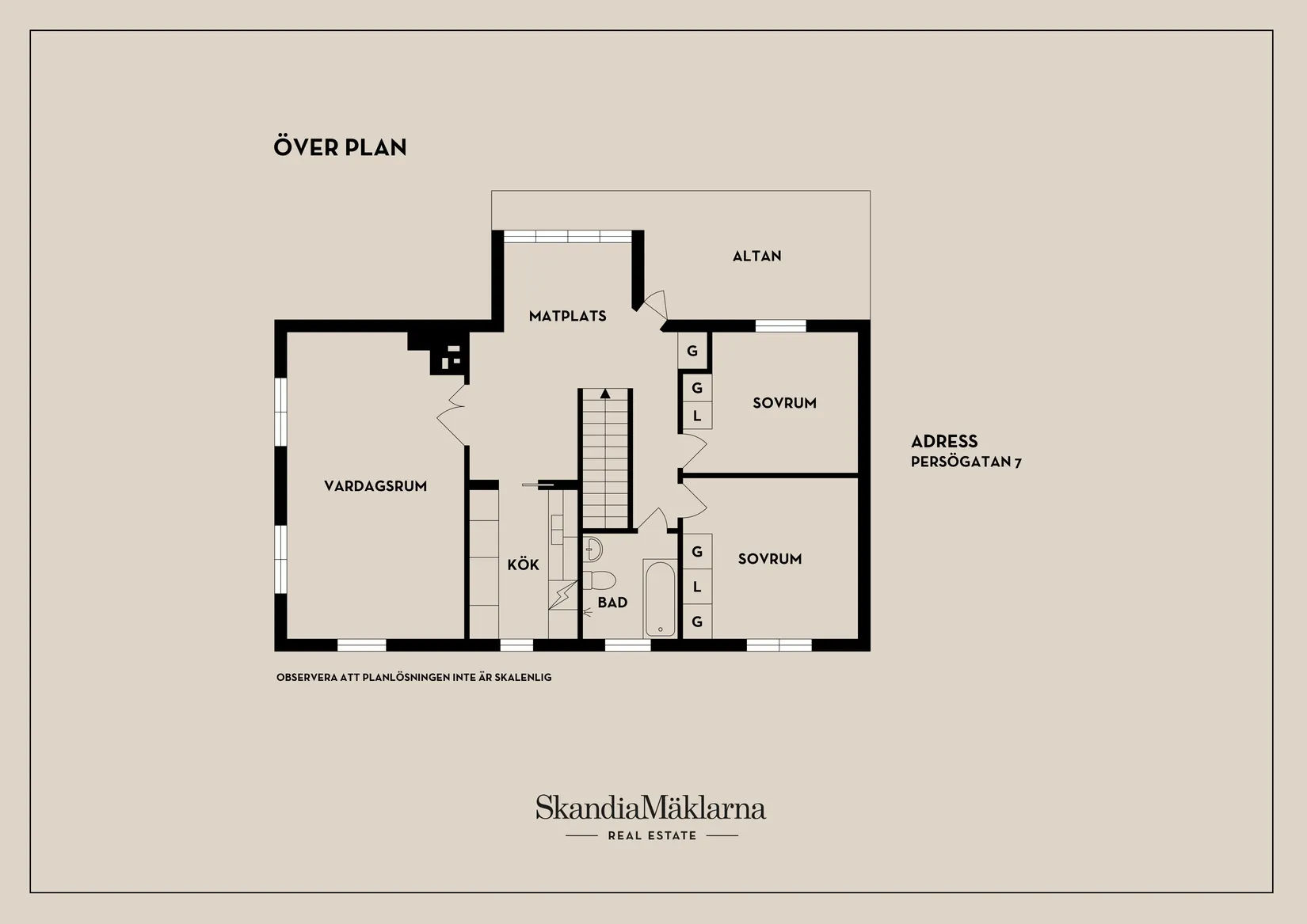 Villa, Persögatan 7, Centralt, Trosa