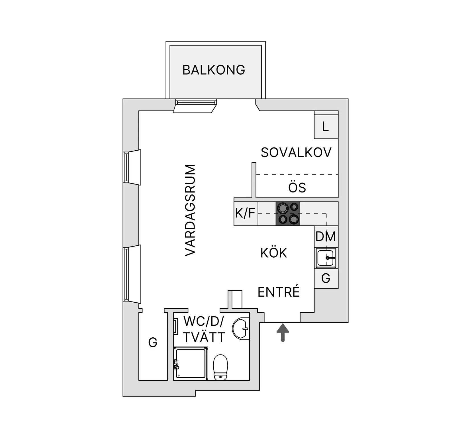 Bostadsrätt, Volrat Thamsgatan 15, Johanneberg, Göteborg