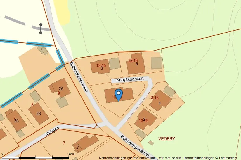 Villa, Knaplabacken 1, Torskors, Karlskrona