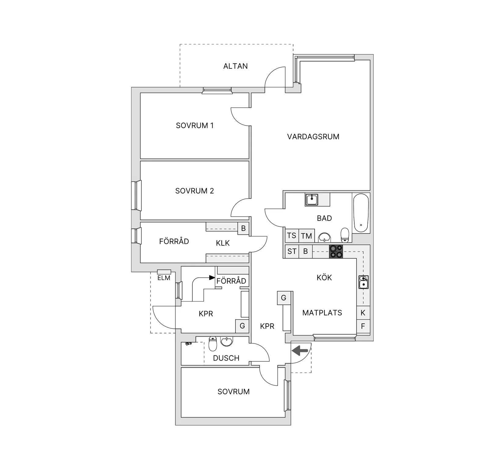 Bostadsrätt, Bolavägen 13, Gröndal, Värnamo