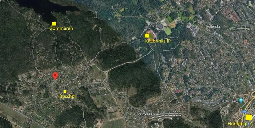 Bostadsrätt, Radhus, Sankt Eriksvägen 12B, Glömsta, Huddinge