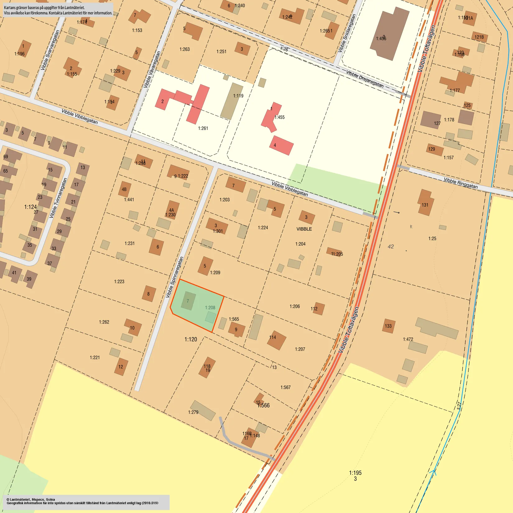 Villa, Vibble Spinnaregatan 7, Vibble  - Visby Närområde, Gotland