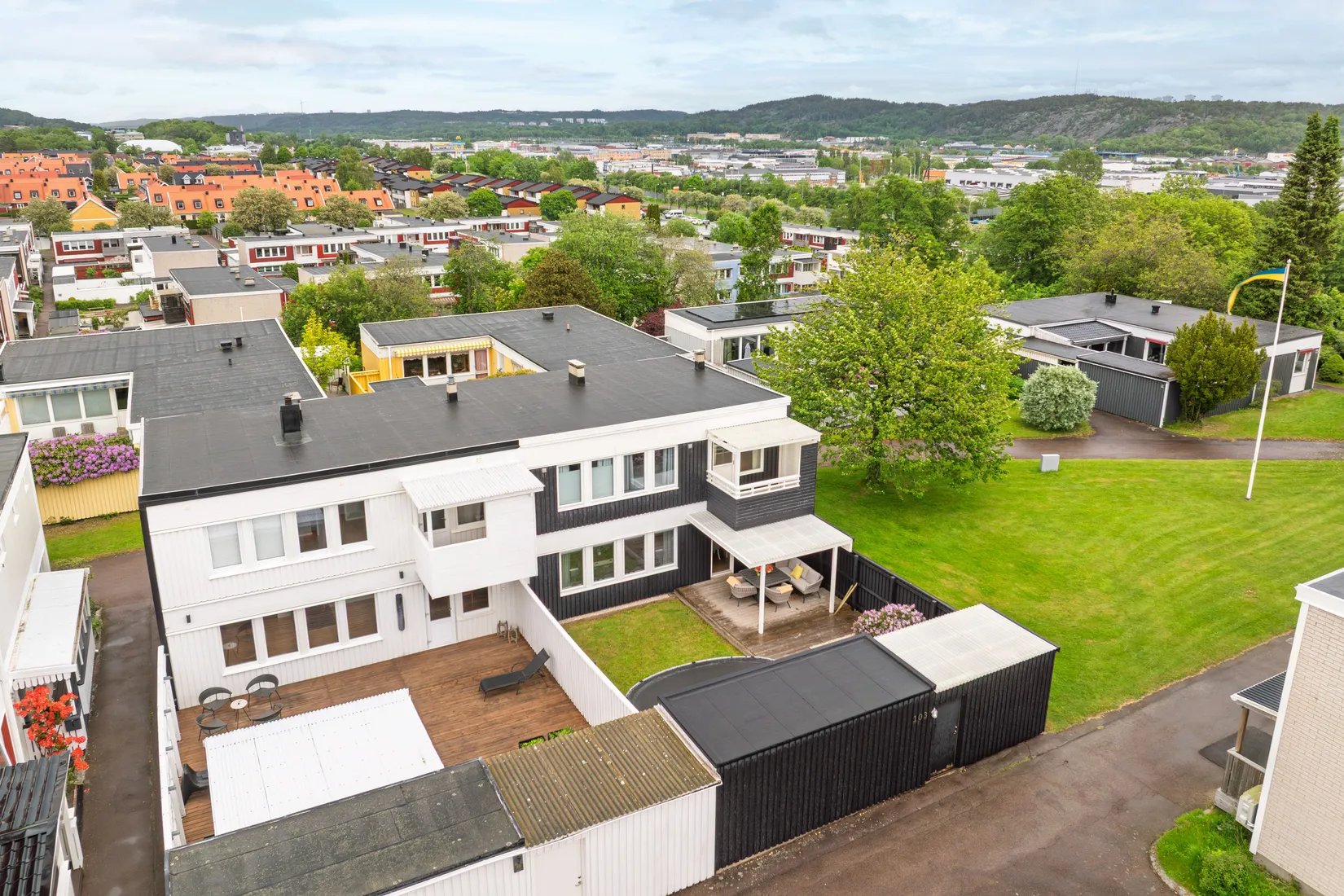 Villa, Radhus, Stora Kronogårdsgatan 103, Backa, Göteborg