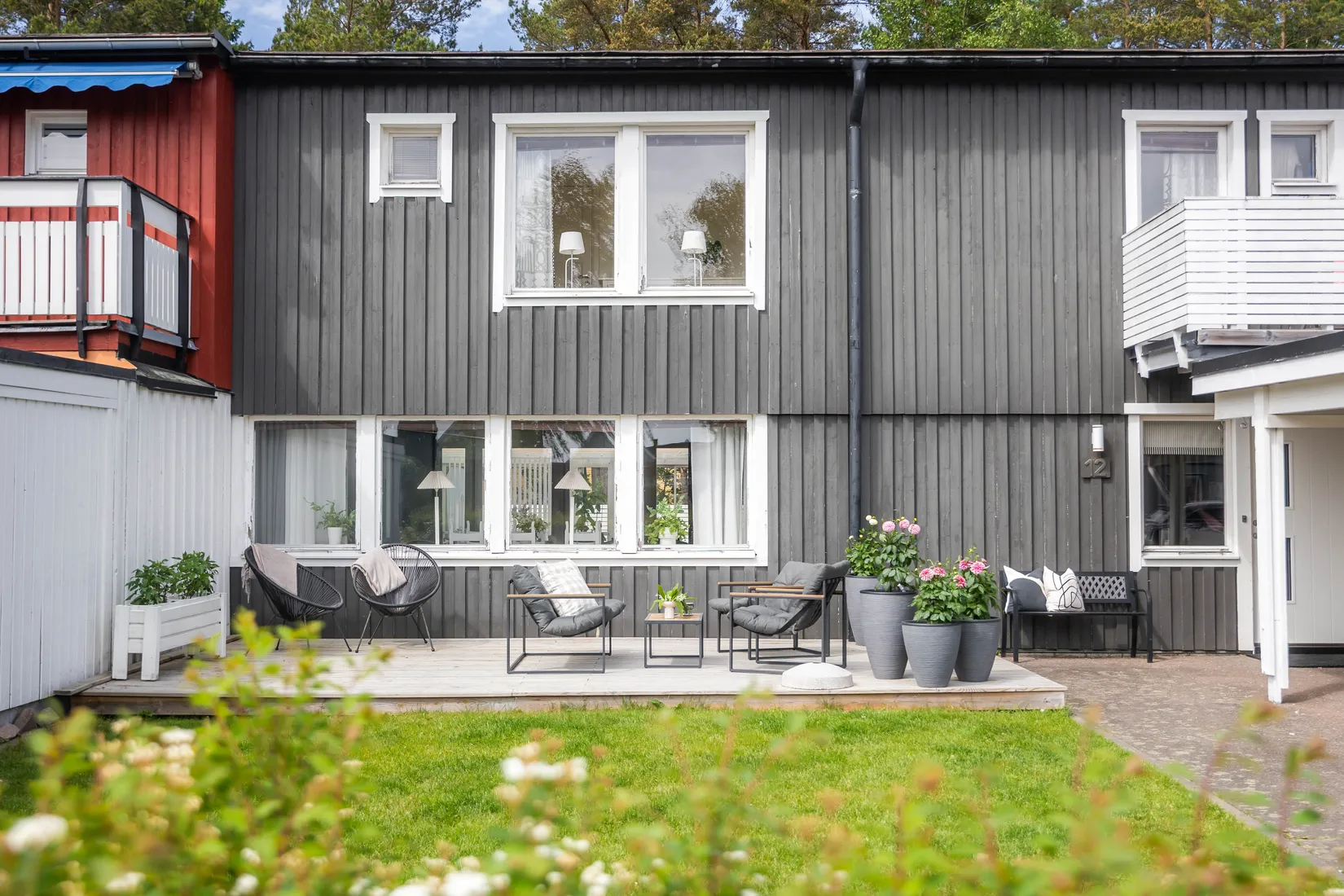 Villa, Radhus, Ovanmyrsgatan 12, Stockfallet, Karlstad