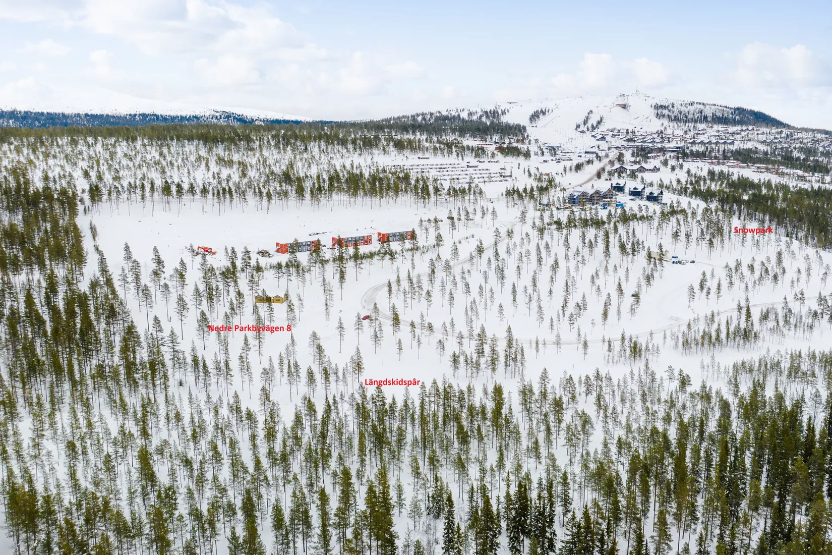 Tomt, Nedre Parkbyvägen 8, Idre Fjäll, Älvdalen