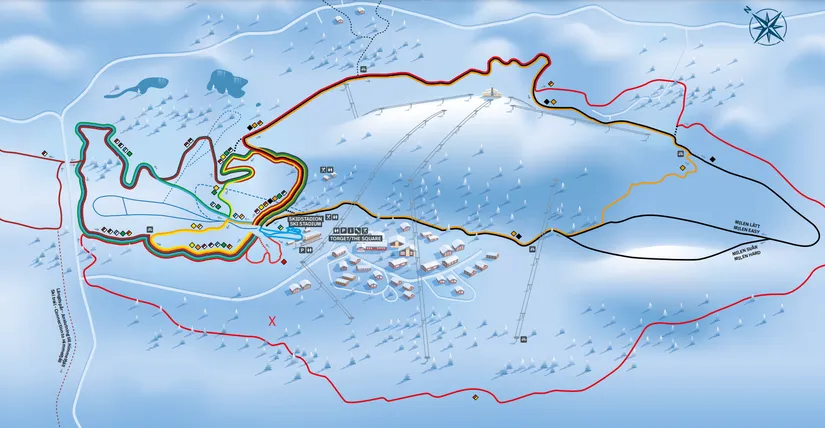 Tomt, Nedre Parkbyvägen 8, Idre Fjäll, Älvdalen