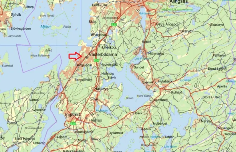 Gård/Skog, Lärketorpsvägen 9, Västra Bodarna, Alingsås