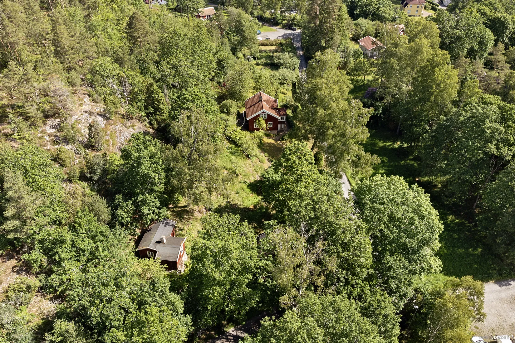Gård/Skog, Lärketorpsvägen 9, Västra Bodarna, Alingsås