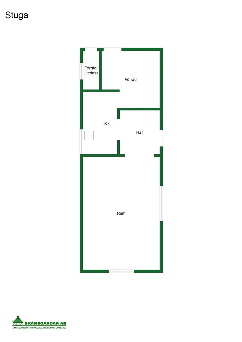 Villa, Bygget 170, Bygget, Halmstad