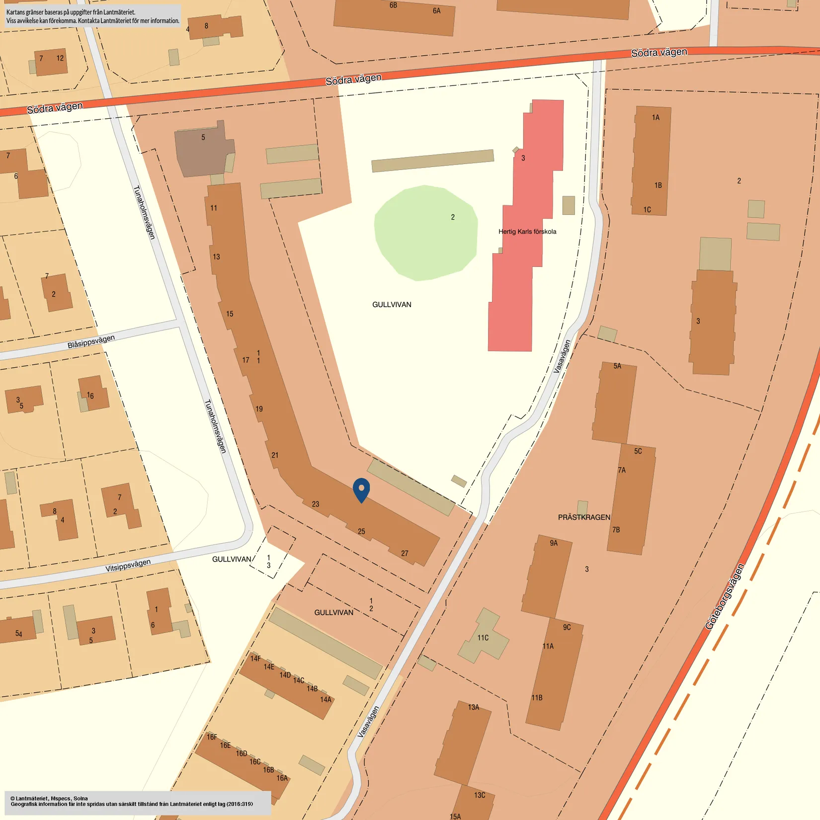 Bostadsrätt, Tunaholmsvägen 25, Mariestad