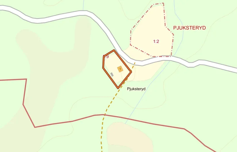 Fritidshus, Hjärttorp Pjuksteryd 1, Öra, Herrljunga